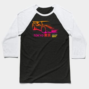 Nissan Skyline R33 Tokyo Night Baseball T-Shirt